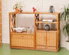 Load image into Gallery viewer, Bamboo Vintage Shelf Etagere
