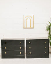 Load image into Gallery viewer, Pair of Hollywood Regency Lowboy Dressers
