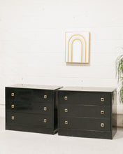 Load image into Gallery viewer, Pair of Hollywood Regency Lowboy Dressers
