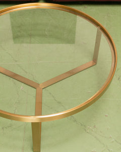 Gold Round Coffee Table