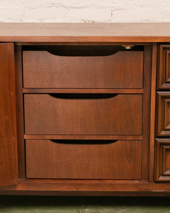 Walnut Mid Century Dresser