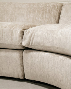 Madeline Sofa in Continuum  Blur