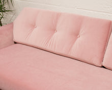 Load image into Gallery viewer, Pink Desmond Walnut Framed Sofa 80”
