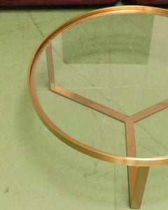 Gold Round Coffee Table