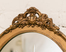 Load image into Gallery viewer, Gold Framed Ornate Antique Mirror
