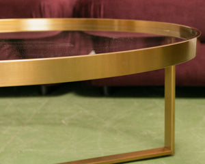 Gold Round Coffee Table