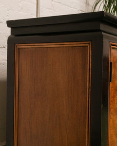 Burlwood Vintage Cabinet by Century