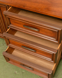 Walnut Mid Century Dresser