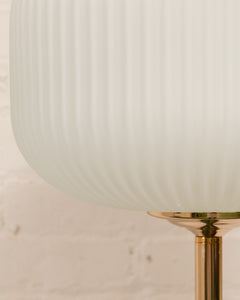 Nina Marble Brass Floor Lamp