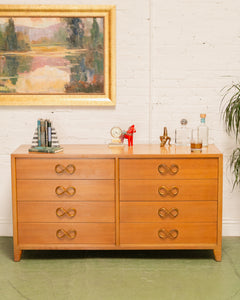 Vintage Dresser with Infinity Drawer Knobs