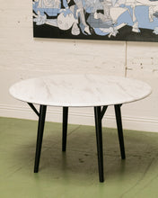 Load image into Gallery viewer, Faux Marble Round Dining Table
