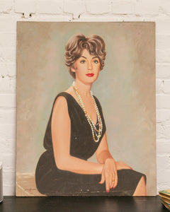 Woman in Pearls Painting