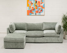 Load image into Gallery viewer, Barney Modular Sofa in Belmont Jade 4 Piece
