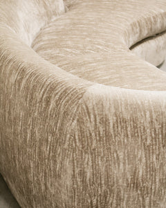 Madeline Sofa in Continuum  Blur