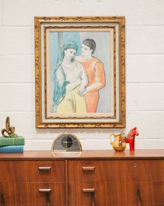 Picasso’s The Lovers, Framed Print on Canvas