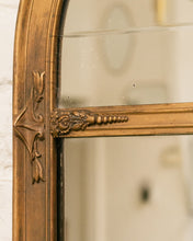 Load image into Gallery viewer, Gold Framed Ornate Antique Mirror
