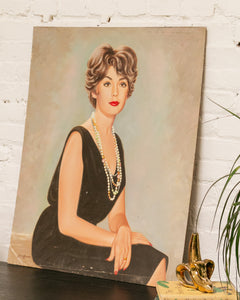 Woman in Pearls Painting