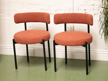 Load image into Gallery viewer, Burnt Orange Nubby Chair
