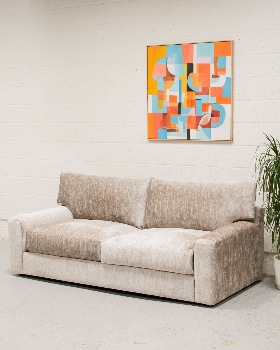 Hermosa Beach Sofa in Continuum Blur