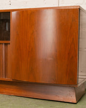 Load image into Gallery viewer, Mcm Walnut Sideboard with Opening
