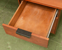 Load image into Gallery viewer, Walnut Restored Executive Mid Century Desk
