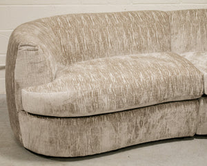 Madeline Sofa in Continuum  Blur