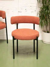 Load image into Gallery viewer, Burnt Orange Nubby Chair
