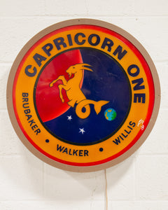 Round Capricorn ONE Sticker 1 NASA Seal Logo Sign