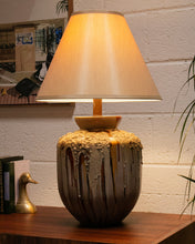 Load image into Gallery viewer, Glazed Vintage Pair of Mid Century Lamps
