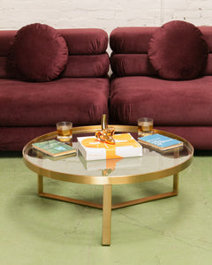 Gold Round Coffee Table