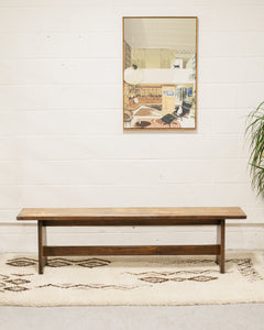 Vintage Solid Wood Bench