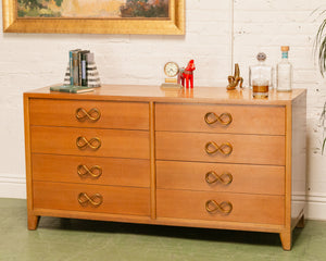 Vintage Dresser with Infinity Drawer Knobs