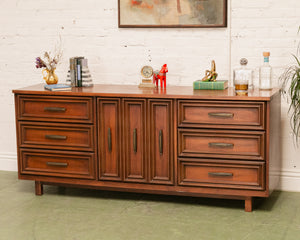 Walnut Mid Century Dresser