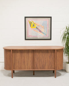 Sinalias Tambour Door Credenza