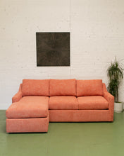 Load image into Gallery viewer, Hauser Sectional Sofa in Amadeo Tangerine
