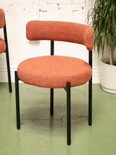 Load image into Gallery viewer, Burnt Orange Nubby Chair
