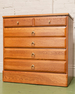 Oak Vintage Highboy Restored