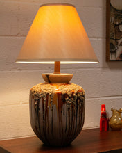 Load image into Gallery viewer, Glazed Vintage Pair of Mid Century Lamps
