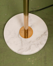 Load image into Gallery viewer, Nina Marble Brass Floor Lamp
