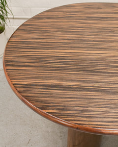 Zebra Wood Dining Table