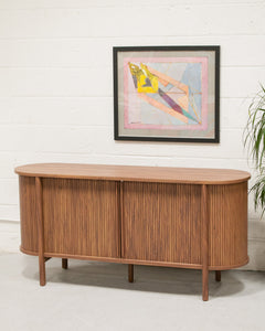 Sinalias Tambour Door Credenza