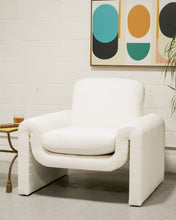 Load image into Gallery viewer, Leyla Lounge Chair in Parallel Ivory
