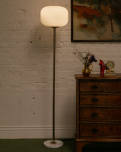 Load image into Gallery viewer, Nina Marble Brass Floor Lamp
