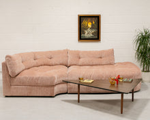 Load image into Gallery viewer, Prima Corner Wedge and Chaise in Belmont Rose
