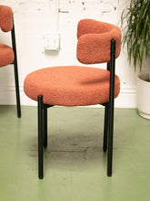 Load image into Gallery viewer, Burnt Orange Nubby Chair
