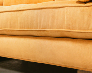 Natasha Loveseat in Parallel Tobacco