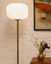 Load image into Gallery viewer, Nina Marble Brass Floor Lamp
