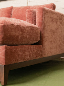 Lisette Sofa in Bianca Rosewood