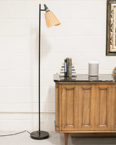 Rattan Cone Floor Lamp