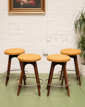 Load image into Gallery viewer, 1960’s Walnut Bar Stools
